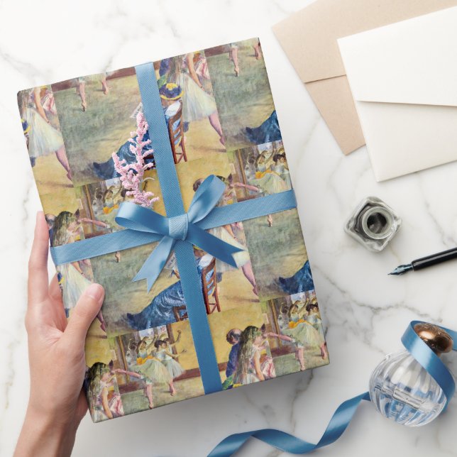 Papier Cadeau Cours de danse, salle de danse par Edgar Degas (Cadeaux)