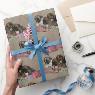 Papier Cadeau Coussin Bouledogues Français French Bulldog