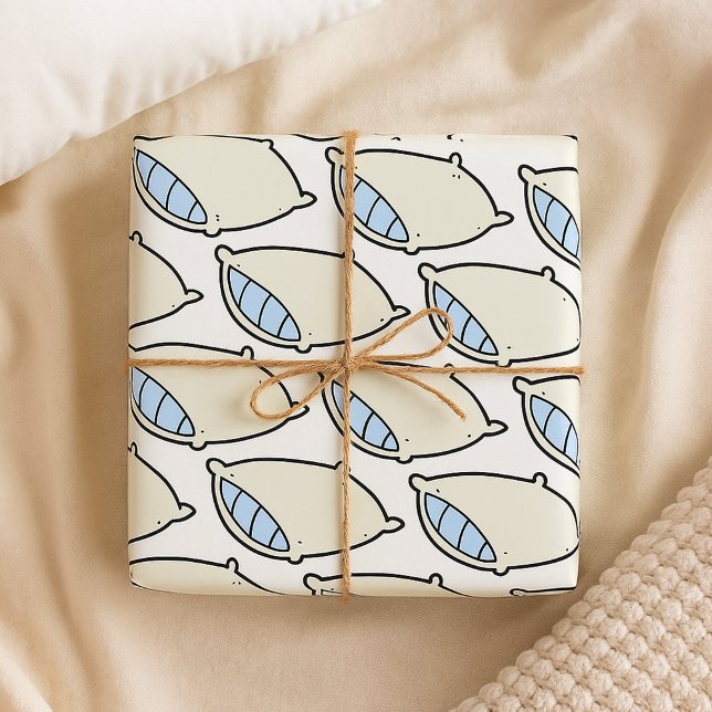 Papier Cadeau Coussin de dessin animé avec géant (Créateur téléchargé)