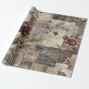 Papier Cadeau Couverture florale patrimoniale en Bourgogne et ma