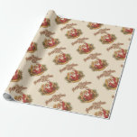 Papier Cadeau Cow-boy Santa Claus<br><div class="desc">santa christmas claus cowboy,  cheerful happiness smile humour,  snowflake boots drawing xmas,  ranch man old vintage ,  western rope texas rodeo ,  cartoon holiday illustration,  christmas santa claus cowboy, </div>