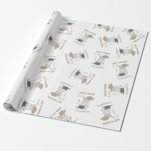 Papier Cadeau Cowboy Cowgirl Graduation Pays Western Party