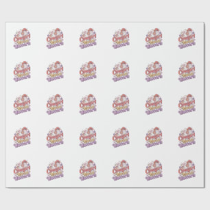 Papier Cadeau Cowgirl Licorne Lune Licorne Marchandises Fantaisi