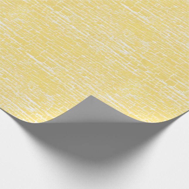 Papier Cadeau Cracker jaune pastel (Coin)
