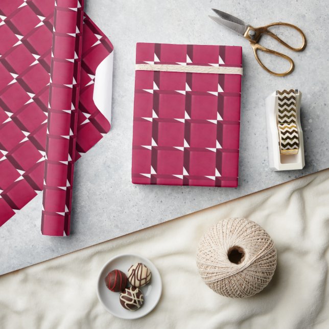 Papier Cadeau Cranberry Cubes (Artisanat)