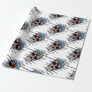 Papier Cadeau crâne