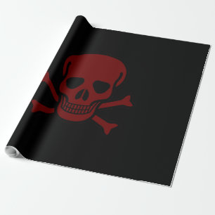 Papier Cadeau Crâne et os