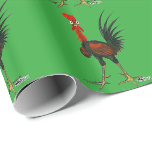 Papier Cadeau Crazy rooster