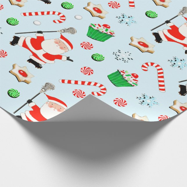 Papier Cadeau Créatif Lacrosse Noël (Coin)