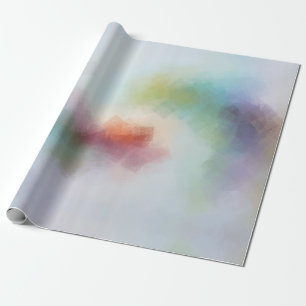 Papier Cadeau Création Abstraite Moderne Élégante et Colorée