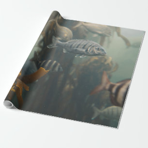 Papier Cadeau Créatures marines