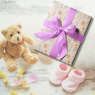 Papier Cadeau Créée avec Crainte et Admiration : Bébé Fille Chré