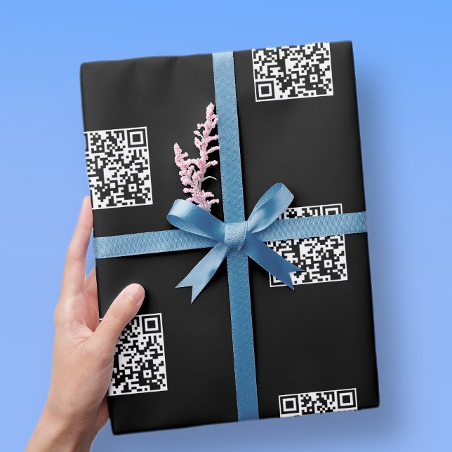Papier Cadeau Créer instantanément un code QR avec un motif en m (Créateur téléchargé)