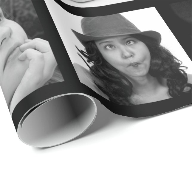 Papier Cadeau Créer-Votre-Propre enveloppe de cadeau du collage (Coin rond)