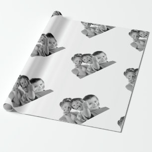 Papier Cadeau Créez vos propres enfants de photo