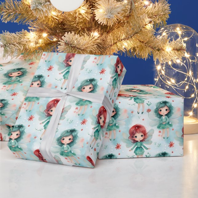 Papier Cadeau Créez vos propres fées de Noël (Vacances)