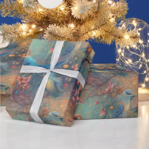 Papier Cadeau Créez vos propres oiseaux chanteurs fantaisistes f