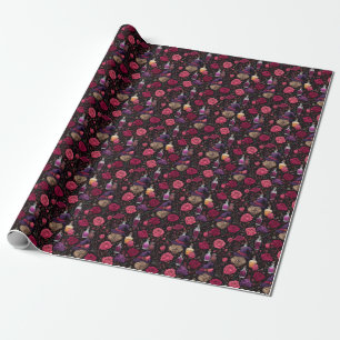 Papier Cadeau Créez vos propres roses roses rouges violettes ens