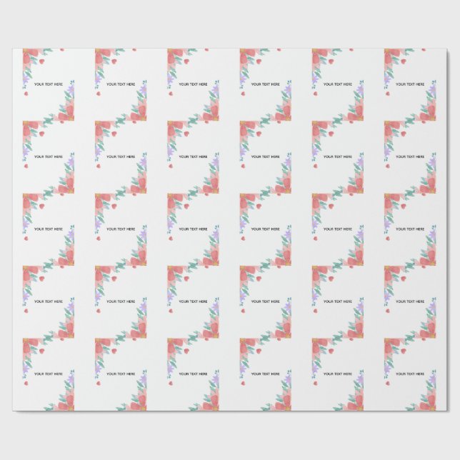 Papier Cadeau Créez Votre Propre  (Plat)