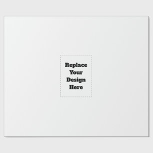 Papier Cadeau Créez votre propre blanc 