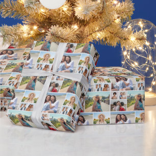 Papier Cadeau Créez votre propre collage de 8 photos