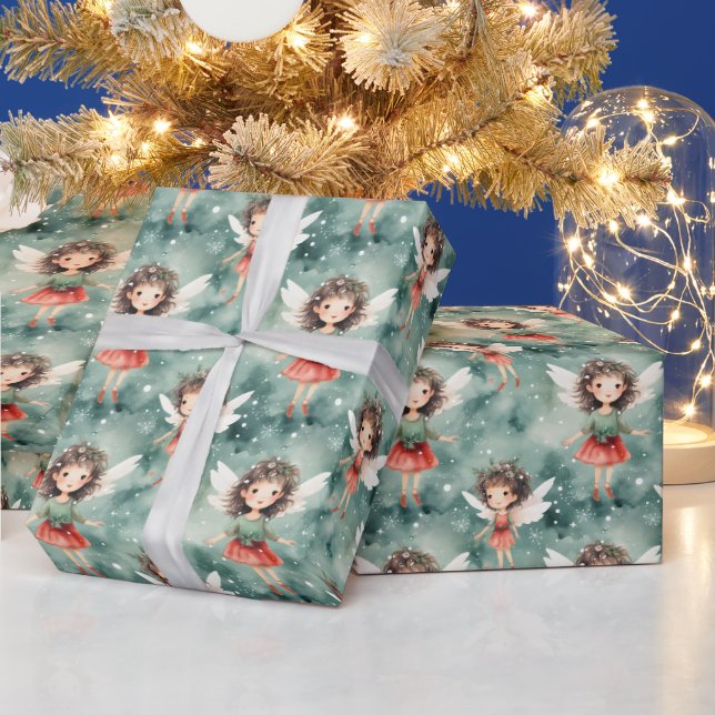Papier Cadeau Créez votre propre fleur de Noël (Vacances)