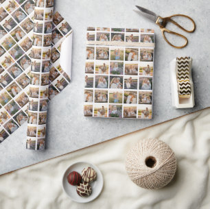 Papier Cadeau Créez votre propre grille de 9 photos personnalisé