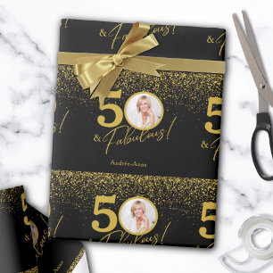 Papier Cadeau Créez Votre Propre Invitation Photo D'anniversaire