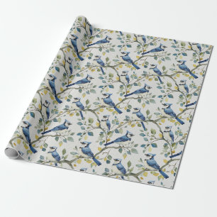 Papier Cadeau Créez Votre Propre Oiseaux Chanteurs Geai Bleu Pri