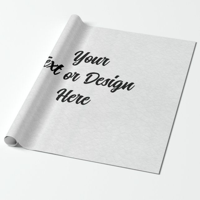 Papier Cadeau Créez votre propre papier d'emballage (Déroulé)