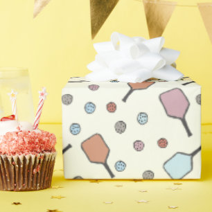 Papier Cadeau Crème ivoirienne rétro Pickleball Sports Vintages