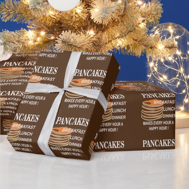 Papier Cadeau Crêpes Rend Chaque Heure Une Heure Heureuse Crêpe (Vacances)