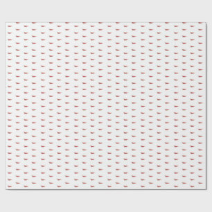Papier Cadeau Crevette cerise rouge RCS