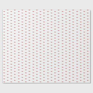Papier Cadeau Crevette cerise rouge RCS 