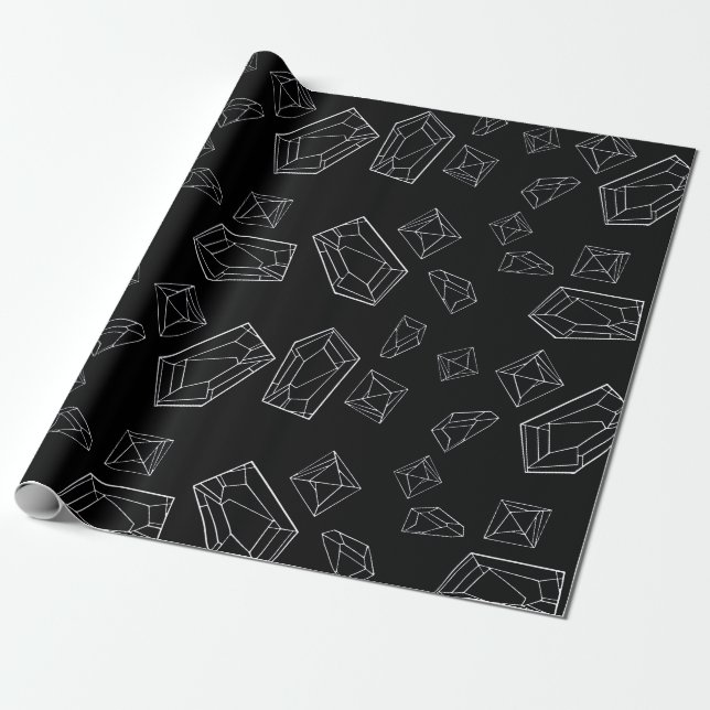 Papier Cadeau Cristaux (Déroulé)