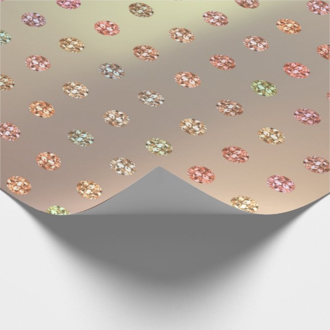 Papier Cadeau Cristaux Swarovski rose or Mint Cuivre rose (Coin)