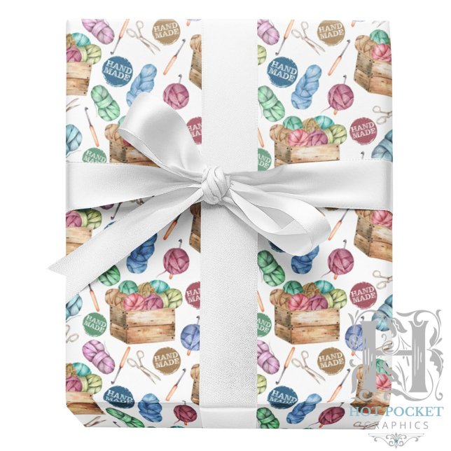 Papier Cadeau Crochet Wrapping Paper (Créateur téléchargé)