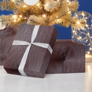 Papier Cadeau Crocodile de Coco Faux Cuir