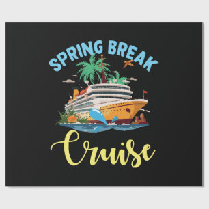 Papier Cadeau Croisière de vacances de printemps