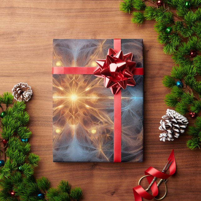 Papier Cadeau Croix de l'énergie cosmique (Cadeau de vacances)