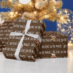 Papier Cadeau CROYER DANS LE Texte MAGIQUE