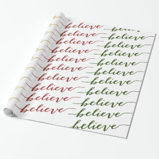 PAPIER CADEAU CROYEZ SIMPLE VACANCES ACCUEILLANTES | OR ROUGE VE