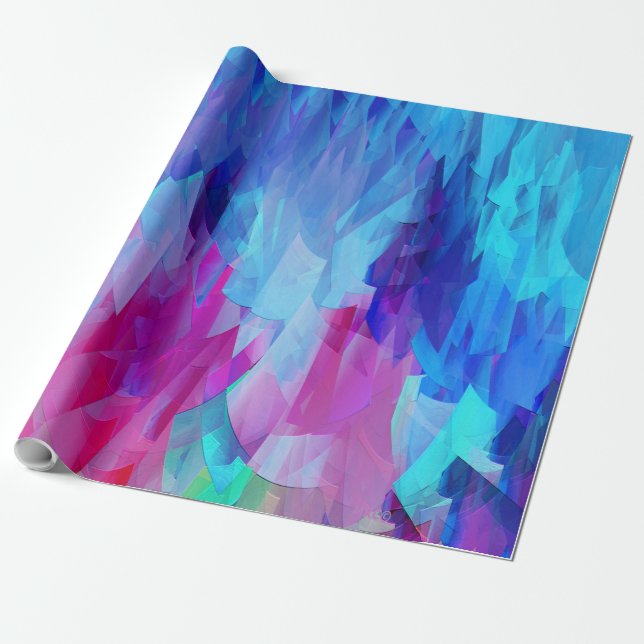 Papier Cadeau Crystallié....... (Déroulé)