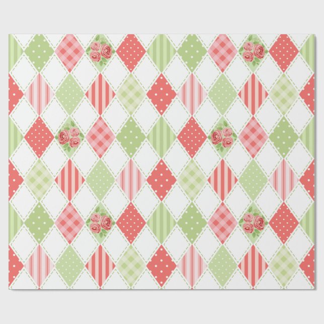 Papier Cadeau Cuisine d'art rose (Plat)