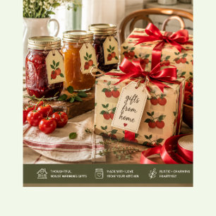 Papier Cadeau Cuisine Jardin de Tomates