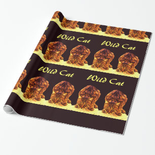 PAPIER CADEAU CUISINE WILD CAT