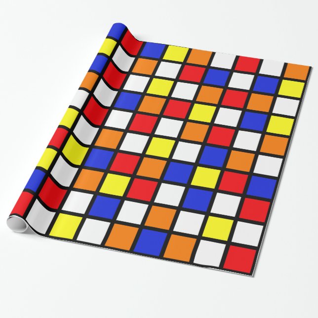 Papier Cadeau culture pop 80s (Déroulé)