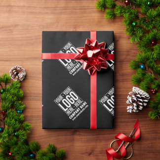 Papier Cadeau Custom Business Logo Corporate Company Modern Cool