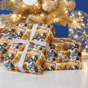 Papier Cadeau Cute Chihuahua Puppy