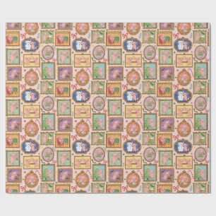 Papier Cadeau Cute Christmas coquette axolotl wrapping paper